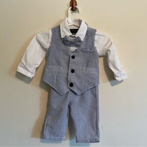 Andy + Evan 4 pc baby boy suit. 3-6 months